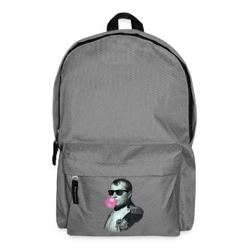 Napoleon with chewing gum and sunglasses - Backpack - elephant grey - Front