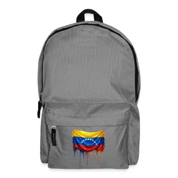Venezuela Drop Flag - Backpack - elephant grey - Front