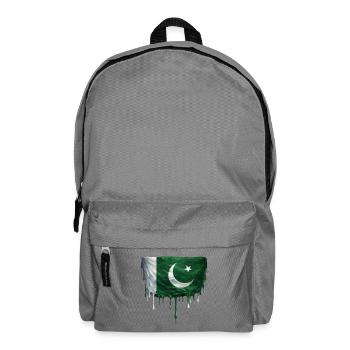Pakistan Flag Colorful Color - Backpack - elephant grey - Front