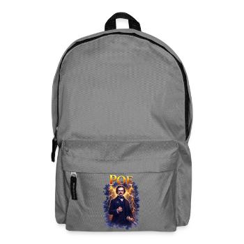 Portrait d’Edgar Allan Poe - Sac à dos - gris éléphant - Devant