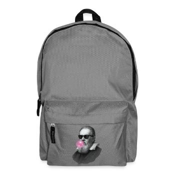 Galileo Galilei mit Kaugummi und Sonnenbrille - Rucksack - Mittelgrau - Vorne
