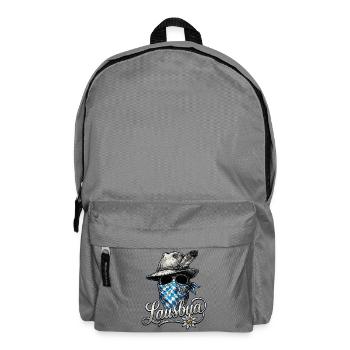Lausbua T-Shirt Kinder Trachtenshirt Herren Tracht - Rucksack - Mittelgrau - Vorne