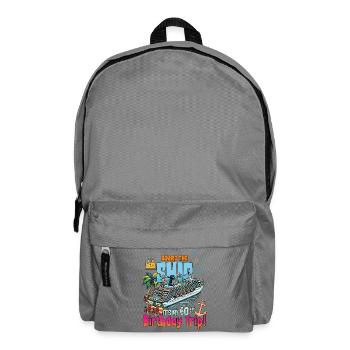 60th Birthday Trip Family Vacation Trip Cruising - Backpack - elephant grey - Front