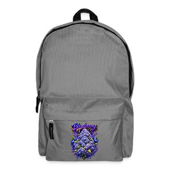 Blueberry Classic Graffiti Print - Backpack - elephant grey - Front