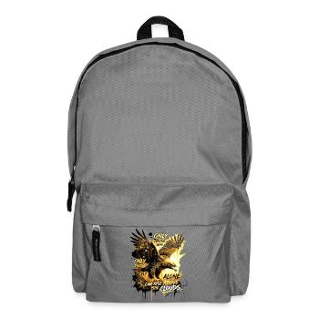 Eagle Motivation - Rise Above The Clouds - Backpack - elephant grey - Front