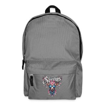 Servus Shirt Women's Traditional Shirt Traditional Costume Outfit - Backpack - elephant grey - Front