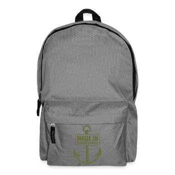 norddeutschland Norddeutsch spruch - Rucksack - Mittelgrau - Vorne