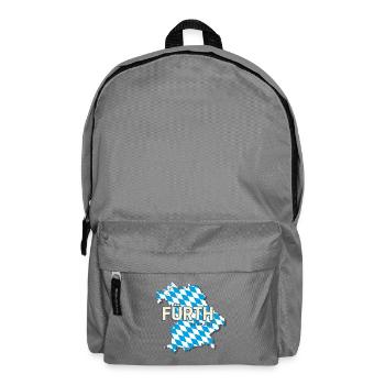Fürth Stadt in Bayern Deutschland Vintage Souvenir - Rucksack - Mittelgrau - Vorne