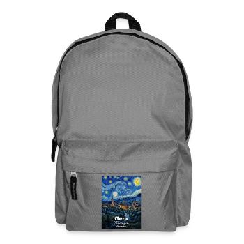 Gera Thuringia Germany Sternennacht - Rucksack - Mittelgrau - Vorne