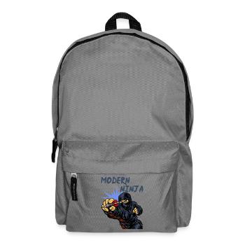 Fléchettes : Le Ninja Moderne - Sac à dos - gris éléphant - Devant