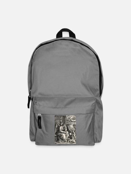 Melencolia I von Albrecht Dürer - Rucksack - Mittelgrau