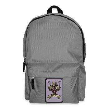 Moto Biker V-Twin Moteur Skull Skull Rocker - Sac à dos - gris éléphant - Devant