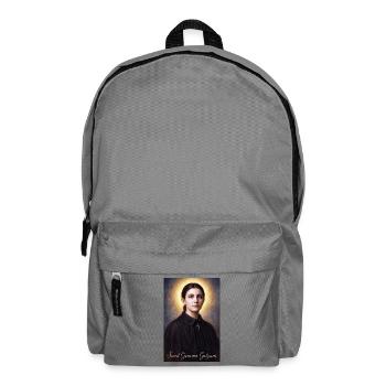 Porträt der heiligen Gemma Galgani - Rucksack - Mittelgrau - Vorne