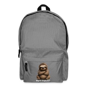 Pas aujourd’hui, attitude paresseuse - Sac à dos - gris éléphant - Devant