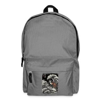 Ukiyo-e Baby Monkey Punch - Rucksack - Mittelgrau - Vorne