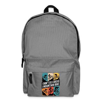 Mountainbike Downhill MTB Riding Radsport Action - Rucksack - Mittelgrau - Vorne