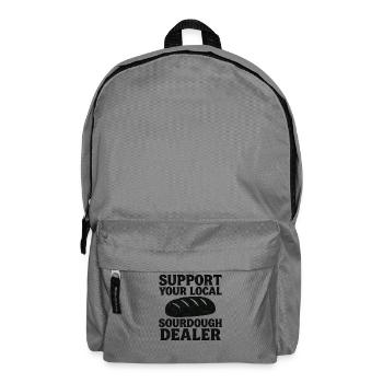 Baking Baker Baker Sourdough Bread Gift Idea - Backpack - elephant grey - Front