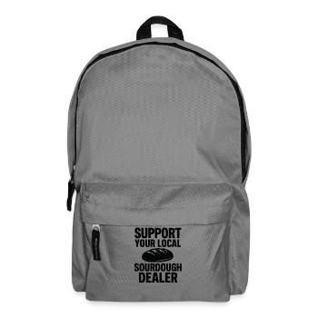 Baking Baker Baker Sourdough Bread Gift Idea - Backpack - elephant grey - Front