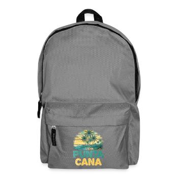 Punta Cana Tropical Beach Artwork - Backpack - elephant grey - Front