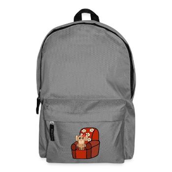 Niedliches Affe Kinder - Rucksack - Mittelgrau - Vorne
