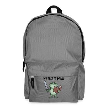 Dawn Quest Frog Sword & Book - Backpack - elephant grey - Front