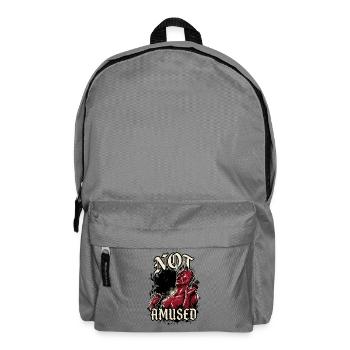 Red Devil Not Amused Funny - Backpack - elephant grey - Front