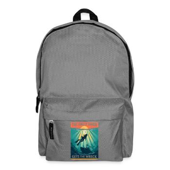 Early diver finds wreck | Diving - Backpack - elephant grey - Front
