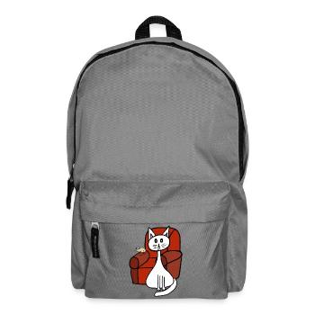 Pets Cat Mouse Cats Mice - Backpack - elephant grey - Front