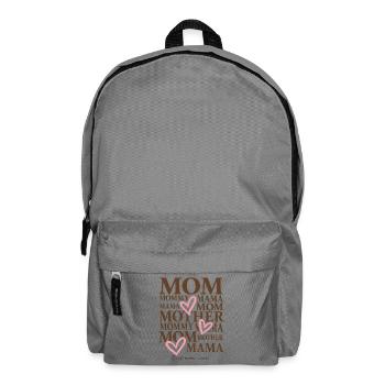 Best Mom Ever Mama Muttertag Geschenk Shirt - Rucksack - Mittelgrau - Vorne