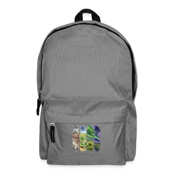 North Dakota Travel Badlands & Peace Garden State - Backpack - elephant grey - Front