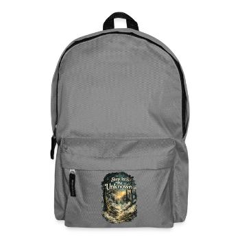 Step Into The Unknown Adventure Forest Nature - Backpack - elephant grey - Front