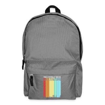 grammaire - Sac à dos - gris éléphant - Devant