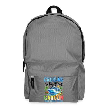 Cruising Together Cancun Making Memories - Backpack - elephant grey - Front