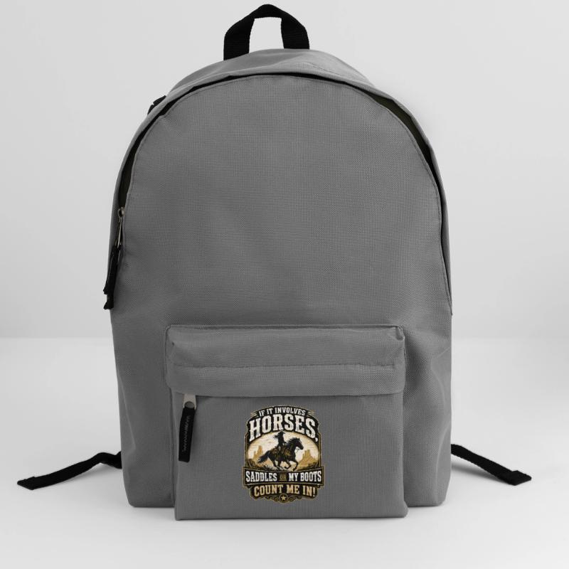 Pferdeheld: Sättel oder Stiefel Rucksack