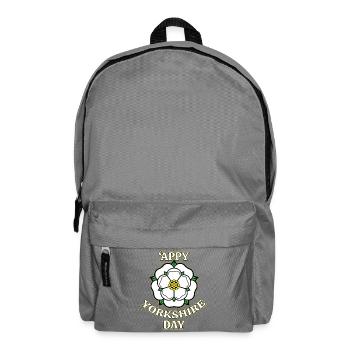 Bonne journée du Yorkshire, comté de White Rose - Sac à dos - gris éléphant - Devant