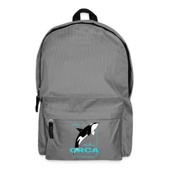 Orca protège les baleines et le design des épaulards marins - Sac à dos - gris éléphant - Devant