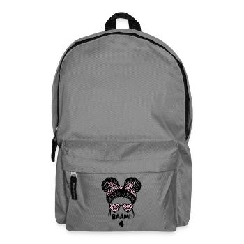 Quatrième anniversaire pour une fille d’anniversaire - Sac à dos - gris éléphant - Devant