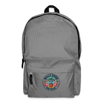 Malle Divas On Tour Women's Flamingo Mallorca Party - Backpack - elephant grey - Front
