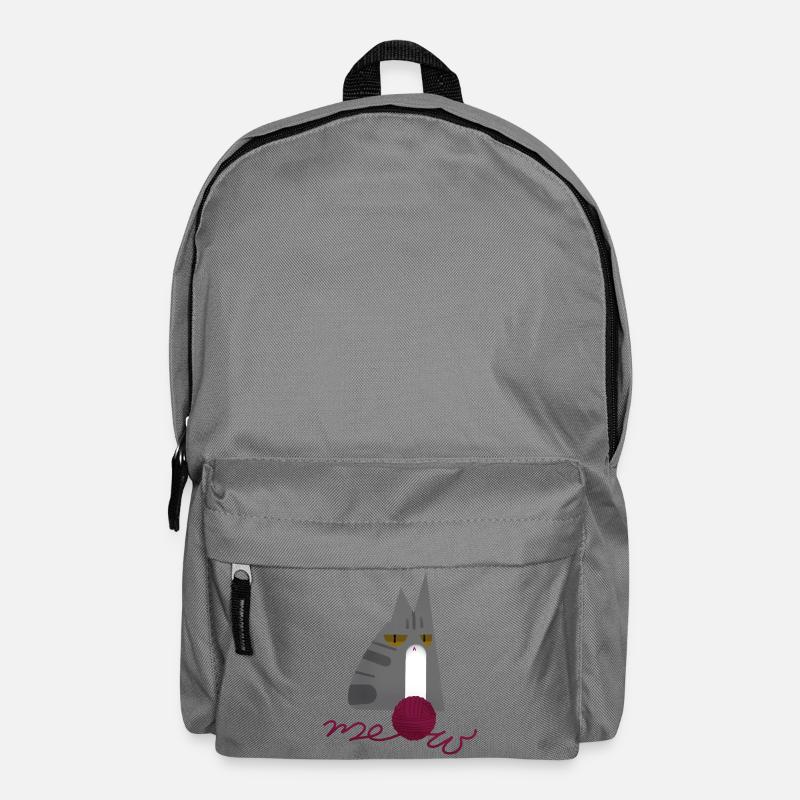 Kätzchen (grau) - Rucksack - Mittelgrau