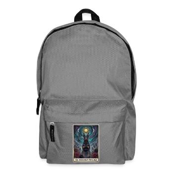 Doberman Pinscher Starry Sky Tarot - Sac à dos - gris éléphant - Devant