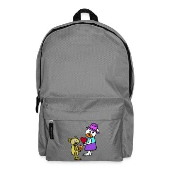 Teddy Ours d’anniversaire des enfants pour la fête des mères - Sac à dos - gris éléphant - Devant