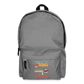 T-shirt riant de la cachette en tissu - Sac à dos - gris éléphant - Devant