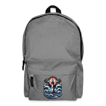 lighthouse - Backpack - elephant grey - Front