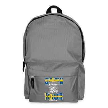Chemise du voyage de pêche en Suède 2026 - Sac à dos - gris éléphant - Devant