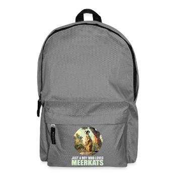 Meerkat Erdmännchen - Rucksack - Mittelgrau - Vorne