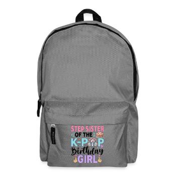 Step Sister of The K-Pop Birthday Girl - Backpack - elephant grey - Front