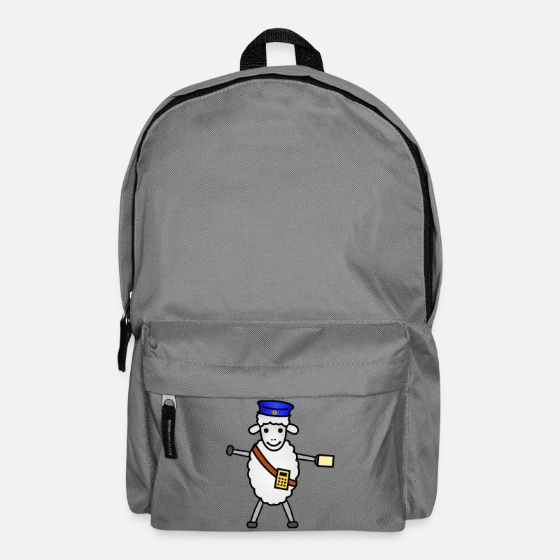 TIB_Schaf-ner_bunt - Rucksack - Mittelgrau