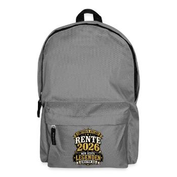 Rente 2026 Limitierte Auflage für Legenden - Rucksack - Mittelgrau - Vorne