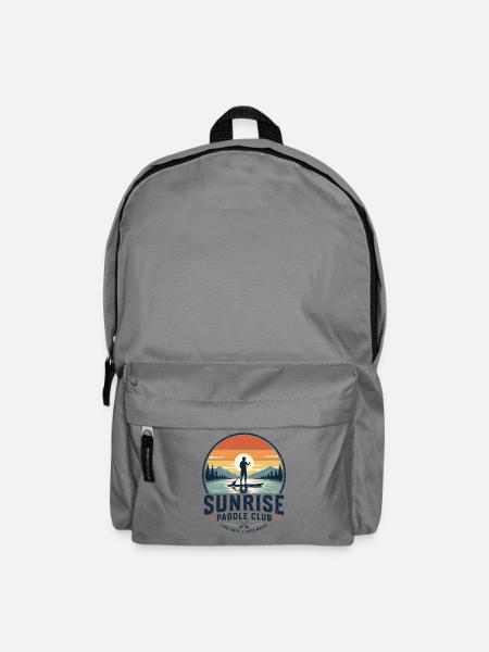 Sunrise Paddle Club SUP Shirt - Rucksack - Mittelgrau