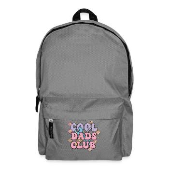 Gender Reveal Cool Dads Club Baby-Ankündigung Papa - Rucksack - Mittelgrau - Vorne